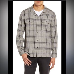 BLDWN Guetes Plaid Button-Up Flannel Over-shirt L